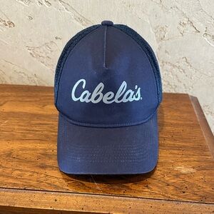Cabela's Youth Bass Pro Shop Navy Blue SnapBack Cap